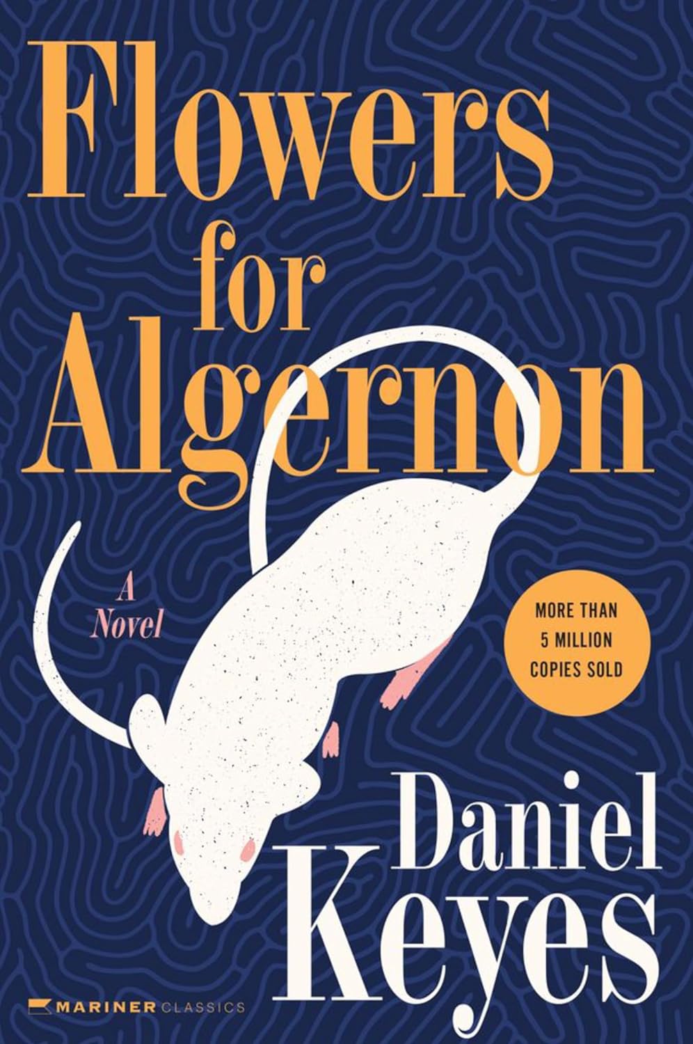 Book cover of Flowers for Algernon.