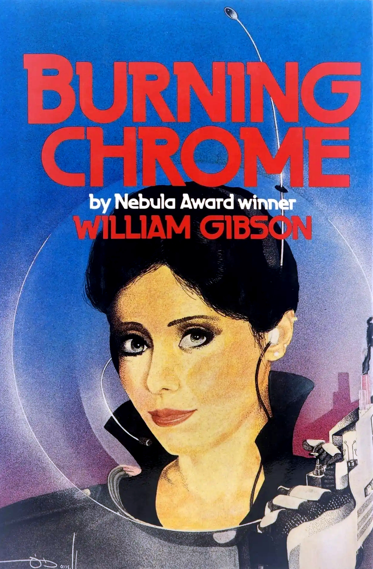 Book cover of Burning Chrome.