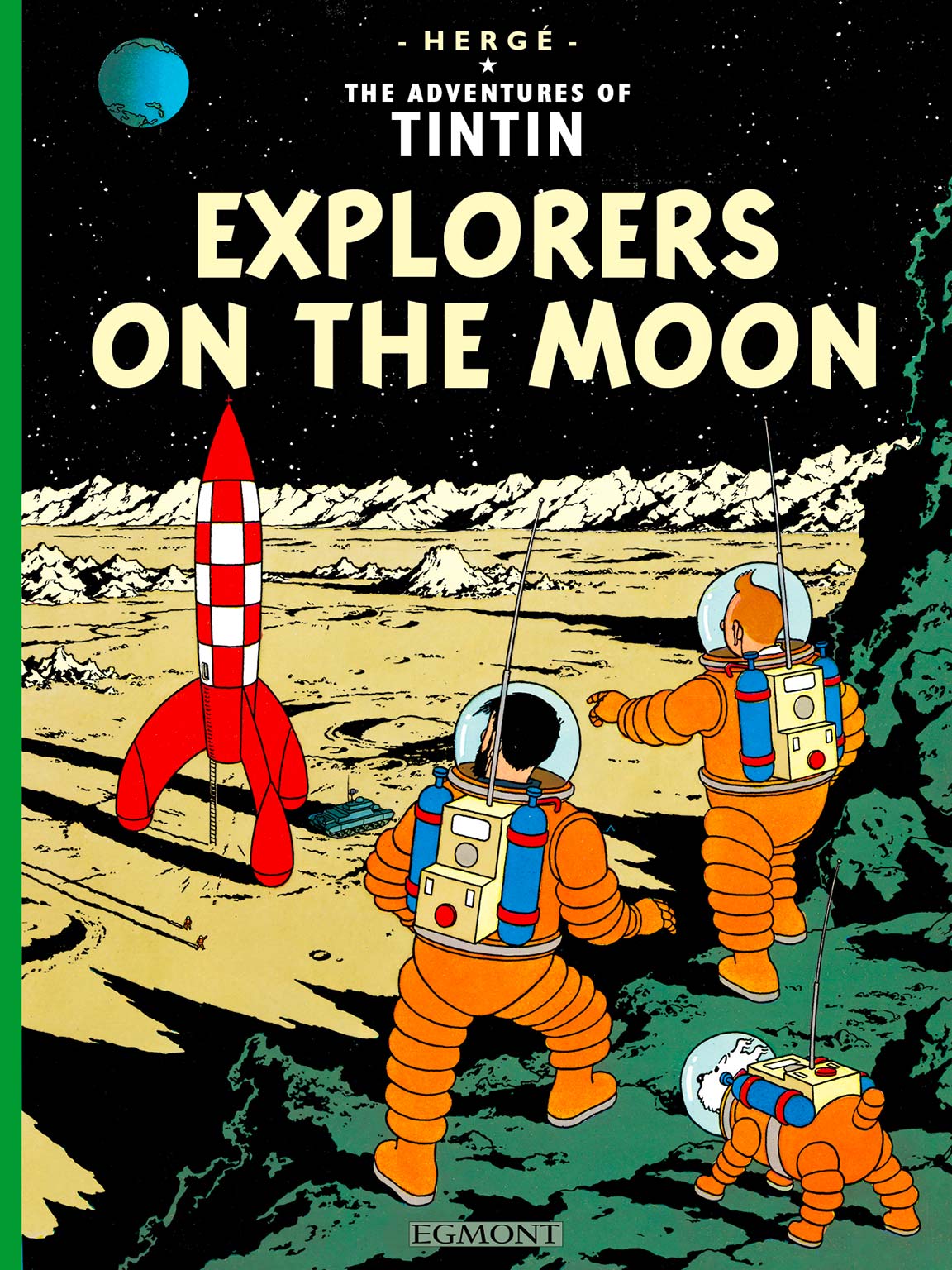 Book cover of Explorers on the Moon.