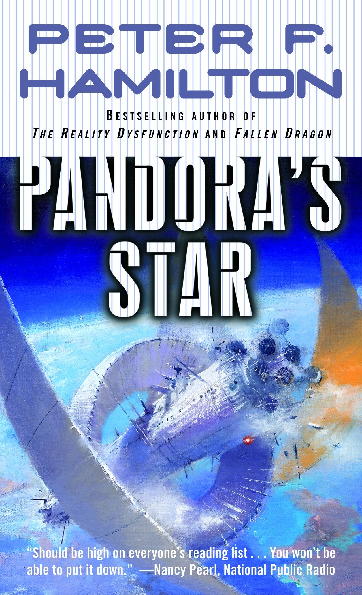 Book cover of Pandora's Star.