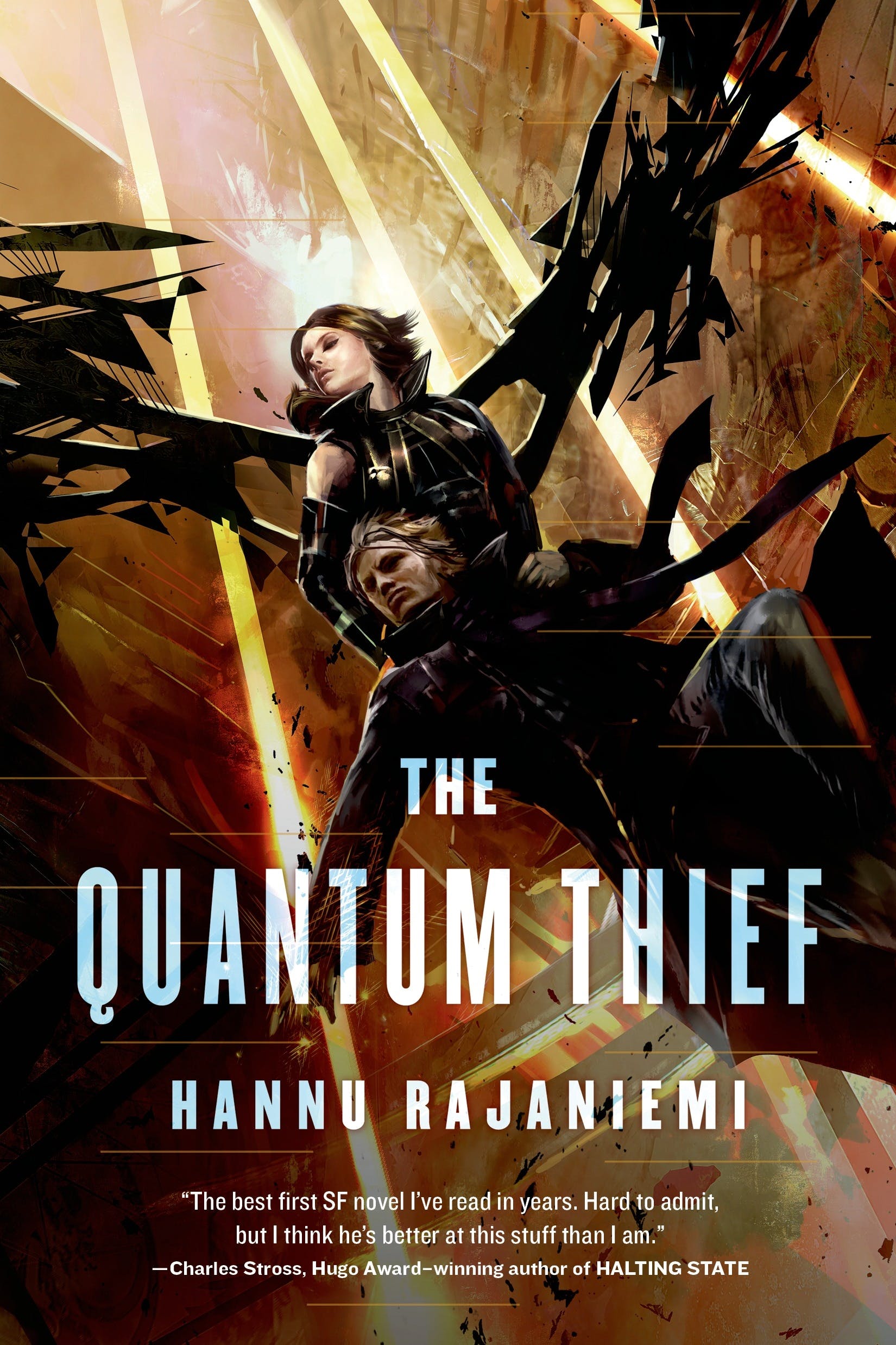 Book cover of The Quantum Thief.
