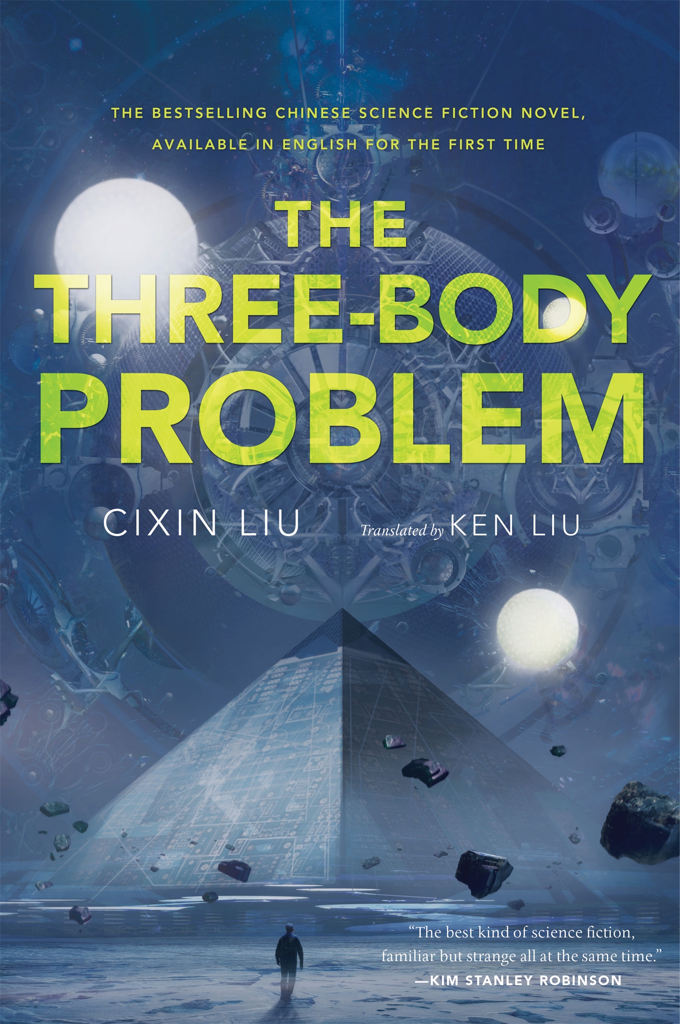 Book cover of The Three-Body Problem.